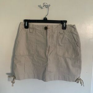 Women's Tan Casual Skort